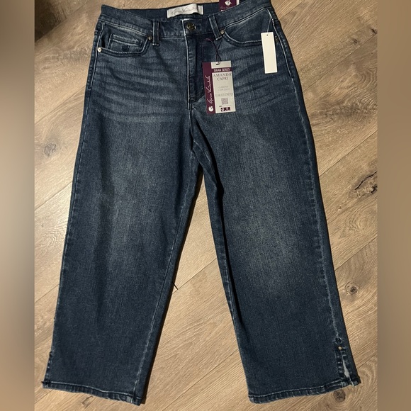 Gloria Vanderbilt Amanda Capri Jeans Size 6 New - Picture 1 of 5